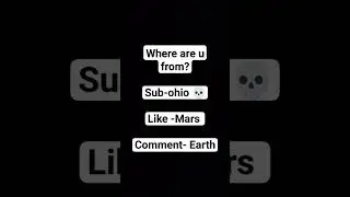 Where are you from ?? 🤔🤔