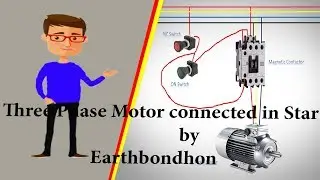 Three Phase Motor connected in Star | Motor | Earthbondhon