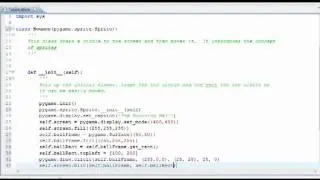 Basic Animation with Pygame