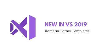 New in VS 2019. The Xamarin Forms Project Creation Flow