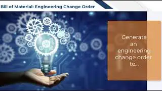 Acumatica Cloud ERP Tip158: Bill of Materials - Engineering Change Order (BOM ECO)
