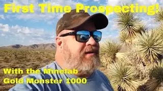 First Time Prospecting in Arizona with the Minelab Gold Monster 1000! Brought to you by the letter E