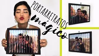 UN PORTARRETRATO MÁGICO DOBLE ¿puedes creerlo? Un regalo especial. HAZLO TÚ MISMO - DIY