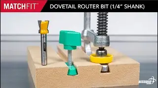 MATCHFIT Dovetail Router Bit | Now available in 1/4
