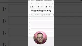 Python NumPy | Upgrade NumPy with pip 