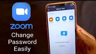 How To Change Zoom Password if Forgotten || ZOOM PASSWORD CHANGE