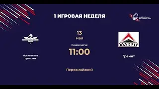 Московские Драконы - Гранит | Центр-1 | 1 игровая неделя ФРЛ ТР 2023