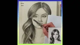Drawing realistic faces in 4 VERY simple way 🤩/ portrait drawing tutorial