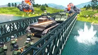 We Created a MASSIVE WW2 BRIDGE BATTLE in Roblox All Silent On The Western Front