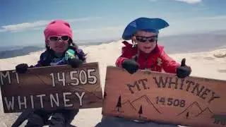 The five-year-old "Super Hiking Twins" Matthew