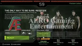 Aliens: FireTeam Elite: The Only Way to be Sure: Regicide (Phalanx Kit) - Solo / Standard Difficulty