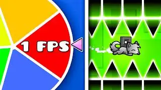 Subscriber-based CHALLENGES, but with a CHALLENGE ROULETTE in Geometry Dash