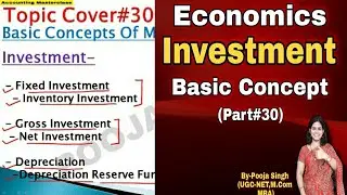 Investment | Fixed & Inventory Investment | Gross & Net Investment | Class11 | Class 12 |BBA |B.Com
