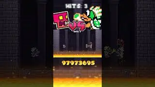 Larry Battle in Geometry Dash 🐢🔥  #SMB3 #geometrydash  #gaming
