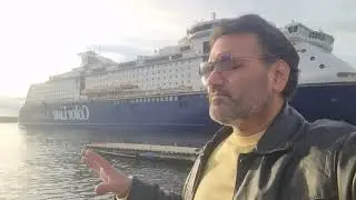 NORWAY TO GARMANY IN BIG SIHP WITH MY CAZEN,, AFTAB BUTT FROM KANGAN PUR,PUNJAB