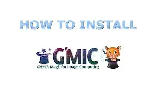 How to Install The G'MIC Plugin - GIMP Tutorial