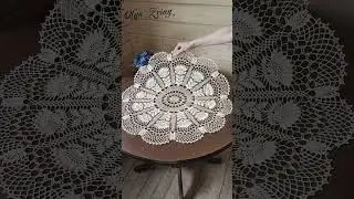 Салфетка круглая с рельефными элементами