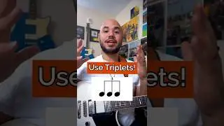 Use Triplets like this to sound bebop! 