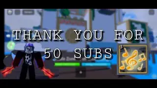 THANK YOU FOR 50 SUBSCRIBERS