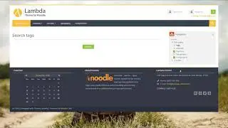 lambda responsive moodle theme
