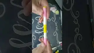 como decorar una pluma con pasta flexible
