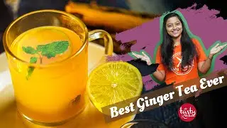 How to Make Ginger Tea | Ginger Turmeric Tea | Ginger Lemon Honey Tea Recipe