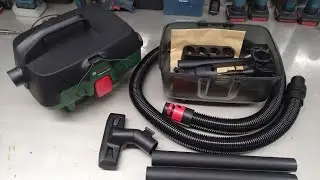 UNBOXING VACUUM BOSCH AdvancedVac 18V-8 BATTERY TEST