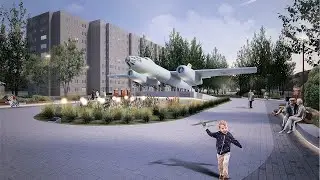 Сюжет о начале работ по благоустройству бульвара по улице Ильюшина в Вологде