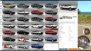 New AE86 Mod Car Pack in Beam NG! - BeamNG Drive