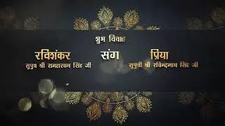 Best Digital e-Wedding Invitation Video II SAVE THE DATE II Ravi & Priya