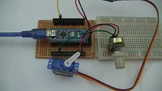 Servo motor control with Arduino