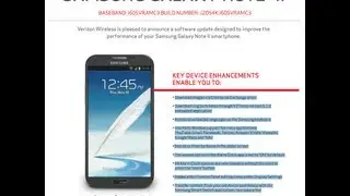 Verizon Jelly Bean update 4.1.2 Note 2