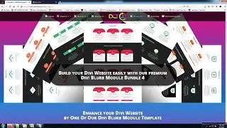 DIVI BLURB MODULE BUNDLE 4 (Template Designs 31-40)