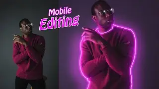 How To Create Glowing lines On Portrait image Using Pstouch | kkzarts