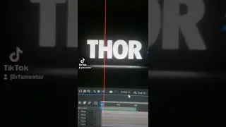 Lightning Text Reveal  In After Effect #shorts