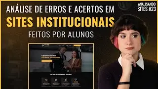 Analisando erros e acertos nos sites feito pelos alunos - Analisando Sites #23