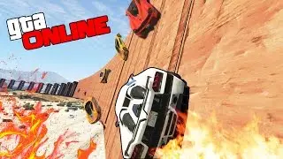 GTA ONLINE - БЕЗУМНАЯ ГОНКА! (ГОНКИ, РАМПЫ)