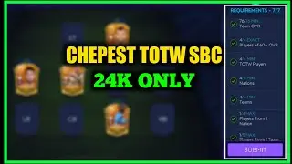 CHEAPEST TOTW SBC | FIFA MOBILE 21