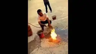 गैस सिलेंडर में लगी आग कैसे बुझाए । अपने मित्रों को शेयर करे । #shorts