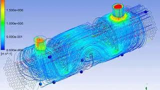 Ansys Fluent Heat Exchanger Velocity Analysis