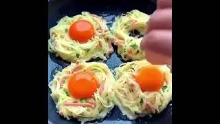Котлеты из картошки с яйцом/土豆饼配鸡蛋/Potato cutlets with egg