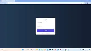 login form in HTML and CSS