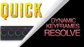 HOW TO USE RESOLVE DYNAMIC KEYFRAMES