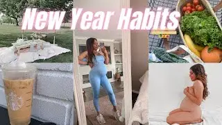 VLOG | New Year Habits, Healthy Meal Ideas + Massive Grocery Haul,Sweet Greens Chicken Buffalo Salad