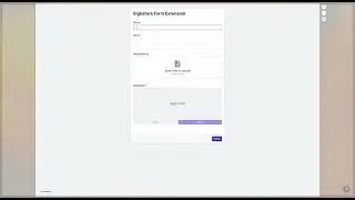 How to Add Hand Signatures in miniExtensions Form