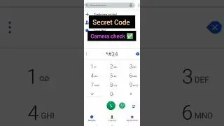 secret Code||mobile camera vale check ✔️ 2023