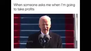 When someone asks me when I am going to take profits in crypto. - #shorts