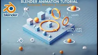 Blender - How to animate models and cameras - Keyframes, Cyles & Camera Movement Explained
