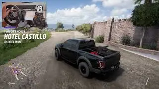Rebuilding a 2017 Ford F-150 Raptor - Forza Horizon 5 - Logitech G27 Gameplay