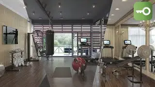 Зона спорта и восстановления. Варианты дизайна. 